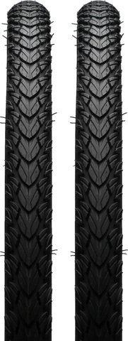 Schwalbe Set de 2 cubiertas de alambre Marathon Plus Tour 28" - schwarz reflex | 28 | 42 mm | 42-622 | 1.6 