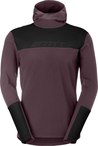 Scott Vertic Pro Warm Hoodie - cocoa red-black | S