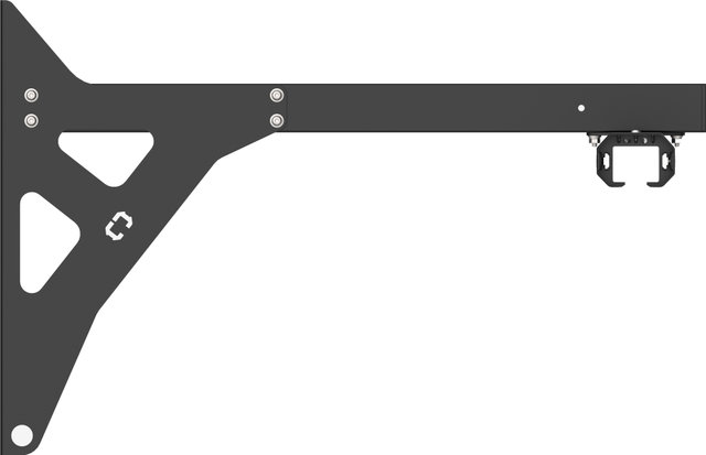 Stashed Products Soporte de pared para bicicleta SpaceRail 8x - negro-plata