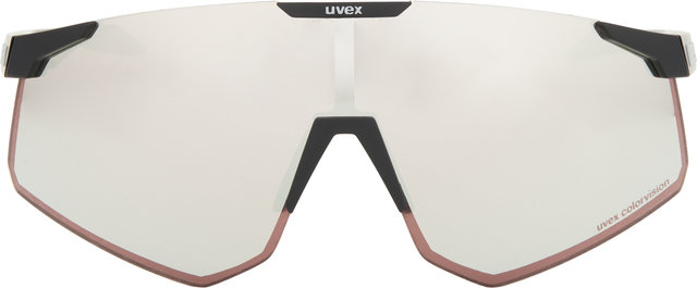 uvex Lunettes de Sport pace perform S CV - black mat/serious silver