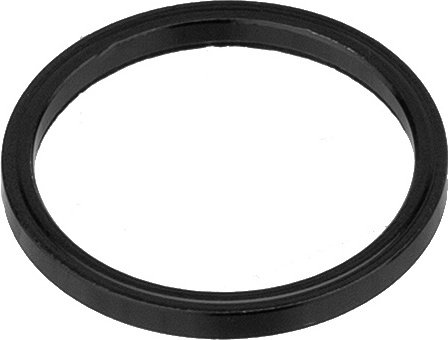 3min19sec Headset Spacer Aluminium - schwarz/3 mm