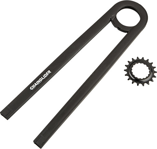 Chainglider 350 Full Chain Guard, Bosch, Front - black/universal