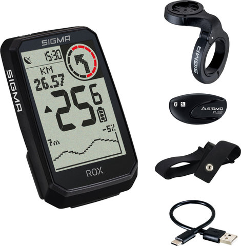 Sigma ROX 4.0 Endurance Hinterrad Set Fahrradcomputer - schwarz
