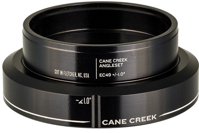 Cane Creek Lower Bearing Cup for AngleSet EC49 - black/1.0°