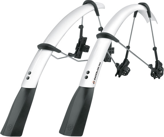 SKS Raceblade Pro Front & Rear Mudguard Set - white/28"