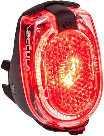 Lampe Arrière à LED Secula Permanent (StVZO) - transparent-rouge/fixation aux haubans