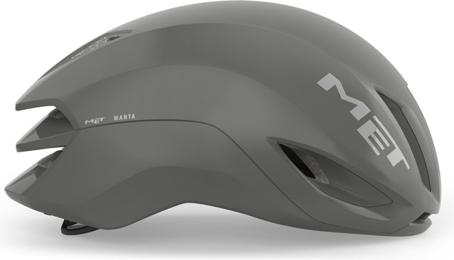 MET Manta 3 road cycling helmet - absolute gray matte | 52 - 56 cm