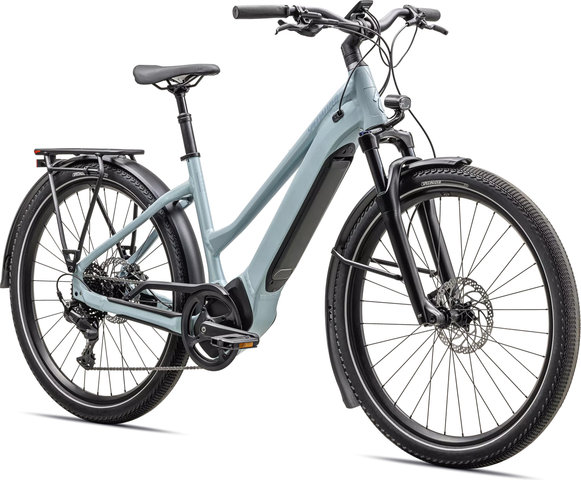Specialized Turbo Vado 4.0 Step-Through 27,5" E-Trekking-Bike - gloss seafoam-lapis pearl-glacial metallic/44 mm/M/27,5" (650B)/170,0 mm