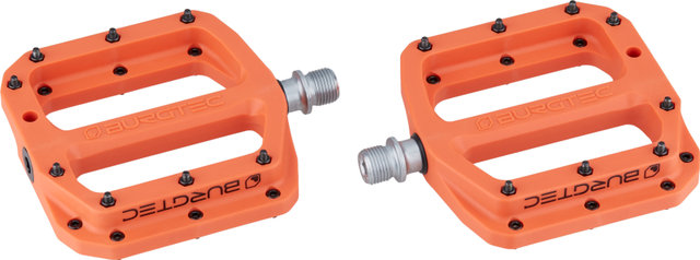 Burgtec MK4 Composite Platform Pedals - iron bro orange
