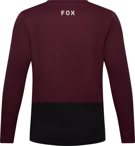 Fox Head Youth Ranger L/S Jersey - dark maroon | S