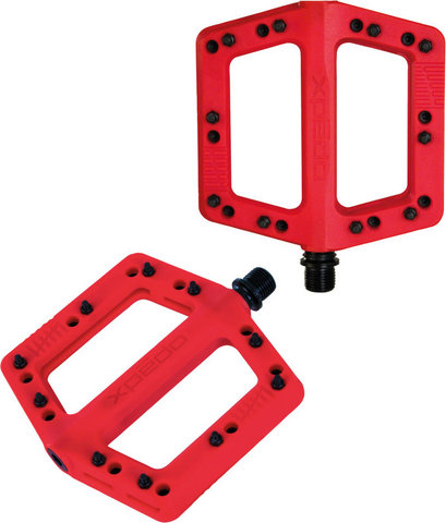 Xpedo FELIX Plattformpedale - rot | 109 mm | 109 mm | 109 mm