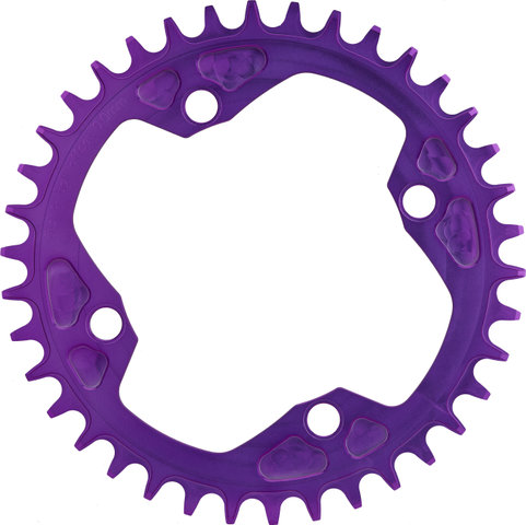 Garbaruk Kettenblatt Round 104 mm Lochkreis 1-fach - violet/38 Z