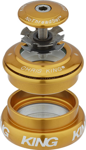 Chris King InSet i8 ZS44/28.6 - EC44/33 GripLock Headset - gold/1 1/8" - 1 1/4" tapered/ZS44/28,6 - EC44/33