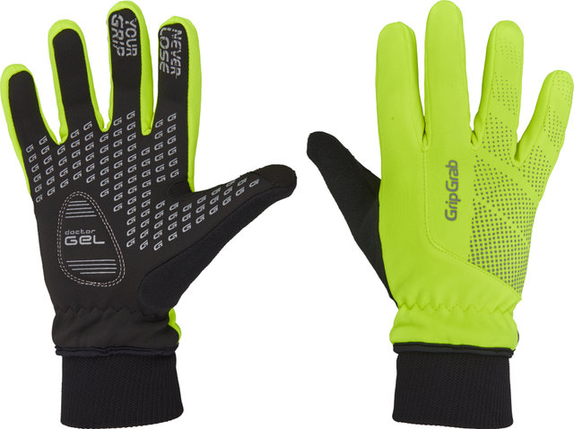 GripGrab Guantes de dedos completos Ride Hi-Vis Windproof Winter - yellow hi-vis/M