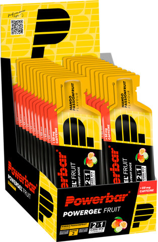 Powerbar PowerGel Fruit - 24 Stück Box - mango-passion fruit - caffeine