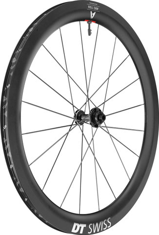 DT Swiss Juego de ruedas ARC 1100 DICUT 55 Carbon Disc Center Lock 28" - negro/100 mm/Non Boost/Shimano carretera/142 mm/28"/Non Boost