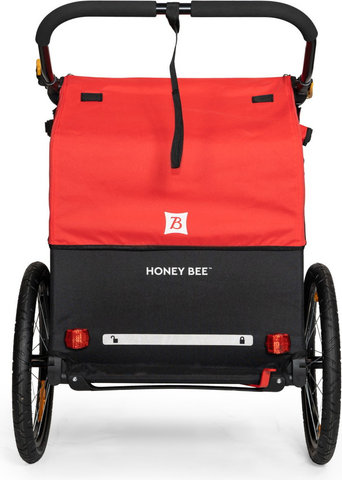 Burley Remolque infantil Honey Bee - rojo / negro | 20"
