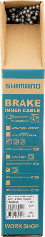Shimano Bremszug Edelstahl Rennrad - 100 Stück - universal/2050 mm