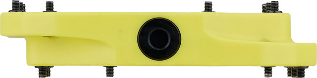 Burgtec MK4 Composite Platform Pedals - electric yellow