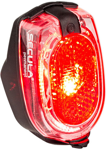 busch+müller Secula Permanent LED Rücklicht mit StVZO-Zulassung - transparent-rot/Schutzblechmontage