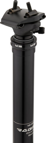 Kind Shock Tige de Selle RAGE-iS 70 mm - black/358 /31,6 mm/0 /Sans