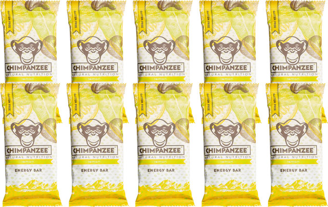 Chimpanzee Barrita Energy Bar - 10 unidades - lemon/550 g