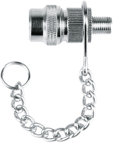 Casquillo de inserción con cadena - plata/universal