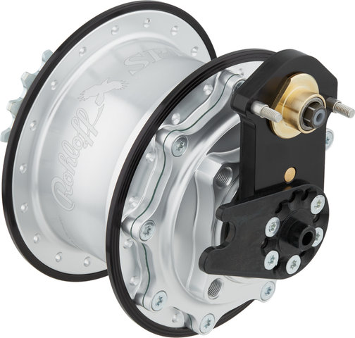 Rohloff Speedhub 500/14 CC cierre rápido 135 mm buje de cambio - plata-anodizado/Typ 8, 36 agujeros