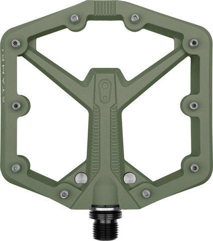 crankbrothers Pedal de plataforma Stamp 1 Gen 2 - green | 111 mm