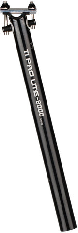 Tige de Selle Ti Pro Lite 350 mm pour Cadres en Carbone - black/27,2 mm / 350 mm / SB 0 mm