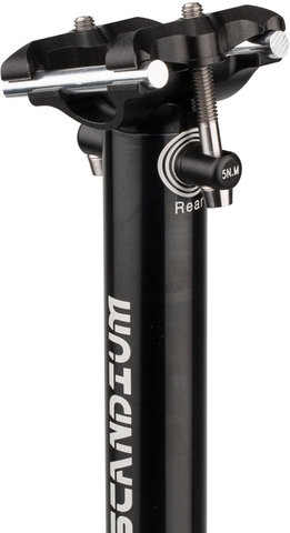 KCNC Ti Pro Lite Seatpost 350 mm for Carbon Frames - black/27.2 mm / 350 mm / SB 0 mm