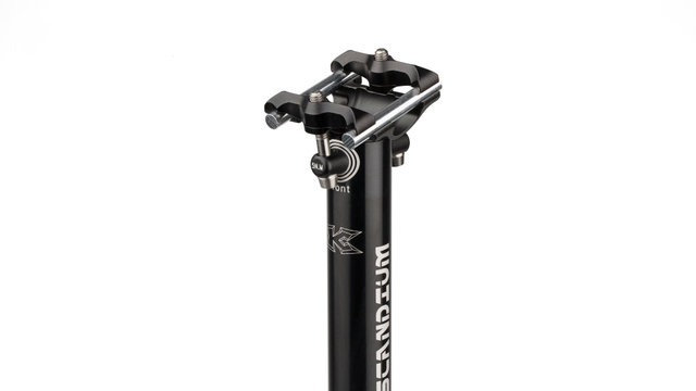 KCNC Ti Pro Lite Seatpost 350 mm for Carbon Frames - black/27.2 mm / 350 mm / SB 0 mm