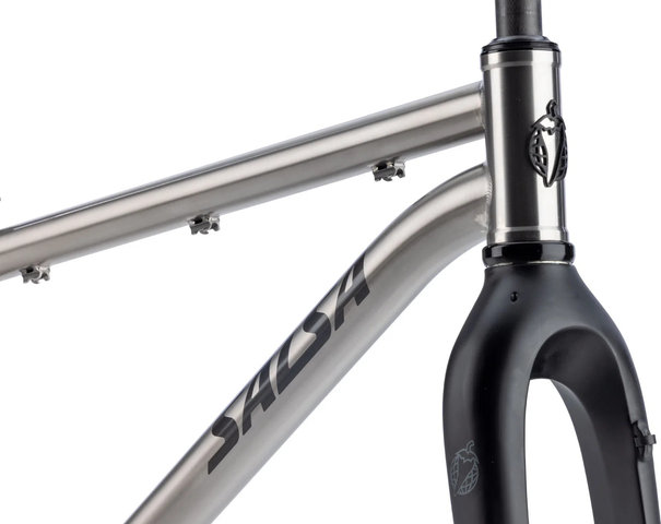 Salsa Kit de cuadro Fargo Titan 32" - brushed titanium | S | 32" | 1 1/8" - 1,5" tapered | 51 mm