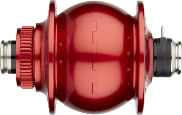 SON 28 12 Disc Center Lock hub dynamo - red/28 hole