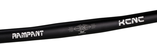 KCNC Manillar Rampant 25.4 Flat - black/600 mm 8°