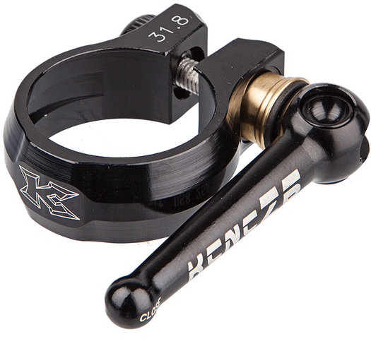 KCNC Abrazadera de sillín de cierre rápido MTB QR SC12 - black/31,8 mm