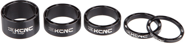 KCNC Set d'Entretoises Hollow pour Jeu de Direction 1 1/8" - 5 pièces - black/3/5/10/14/20 mm