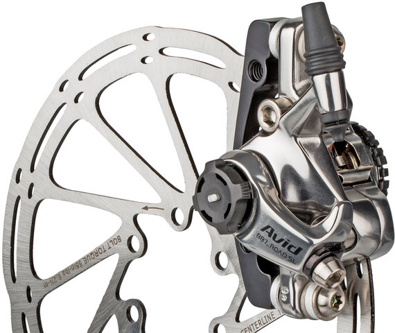 Avid BB7 Road SL Disc Brake w/ Brake Rotor - falcon grey/front/rear 160 mm rotor