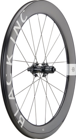 Black Inc SIXTY TWO Disc Center Lock Carbon 28" Wheelset - silver label/100 mm/Non Boost/28"/142 mm/Shimano Road/Non Boost