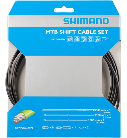 Set de cables de cambios OT-SP41 Optislick MTB - negro/universal