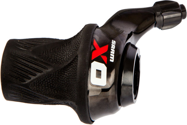 SRAM Puño de cambios giratorio X0 2-/3-/10 velocidades - black-red/3 velocidades