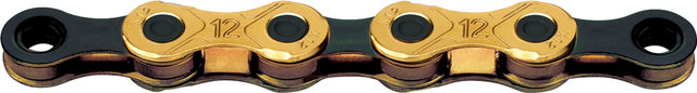 KMC X12 Waxed Kette 12-fach - titan nitrin gold-black/126