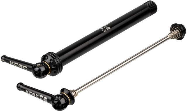 Front 15 mm Thru-Axle for Fox Racing Shox + Z6 KQR - Closeout - black/set (front+rear)