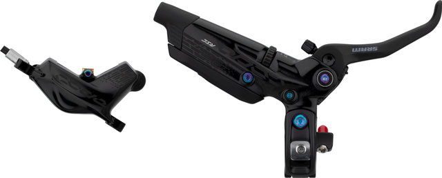 SRAM Code RSC v+h Set Scheibenbremse - black anodized-rainbow/Set/links/rechts (seitenspezifisch)