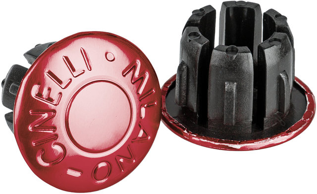 Cinelli Milano Bar Ends - red/universal