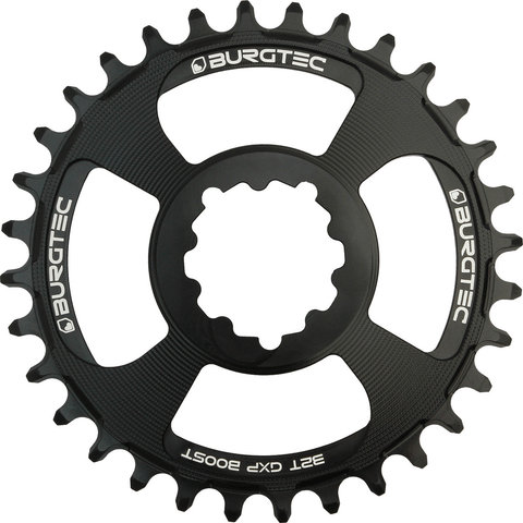 Burgtec 3 mm Offset Thick Thin Kettenblatt für SRAM 3-Bolt - burgtec black/32/32 Z