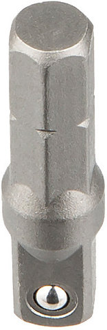 Outer Square to Outer Hex Adapter - black/1/4"