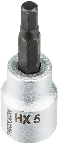 Proxxon Inserto hexagonal 3/8" - plata/5 mm