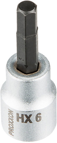 Inserto hexagonal 3/8" - plata/6 mm
