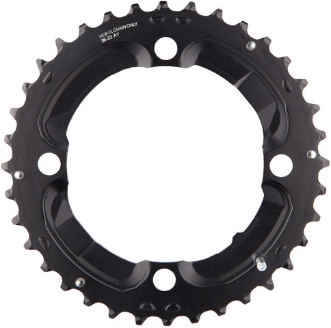 Shimano Deore FC-M617 10-speed Chainring - black/36 tooth